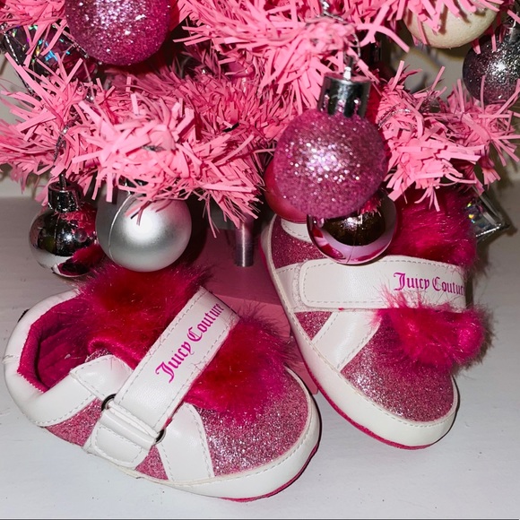 ❤️ Juicy Couture Pink Fluffy 3M Shoes - Picture 11 of 12